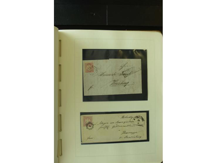 1849/1920, postfrische, ungebrauchte und gestempelte umfangreiche Sammlung, dabei Quadratausgaben sehr reichhaltig, viele gut