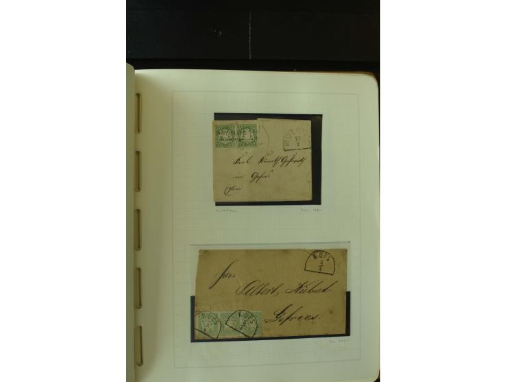 1849/1920, postfrische, ungebrauchte und gestempelte umfangreiche Sammlung, dabei Quadratausgaben sehr reichhaltig, viele gut