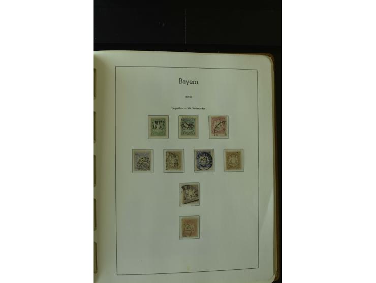 1849/1920, postfrische, ungebrauchte und gestempelte umfangreiche Sammlung, dabei Quadratausgaben sehr reichhaltig, viele gut