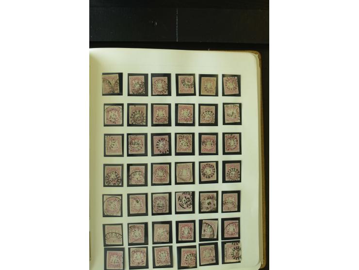 1849/1920, postfrische, ungebrauchte und gestempelte umfangreiche Sammlung, dabei Quadratausgaben sehr reichhaltig, viele gut
