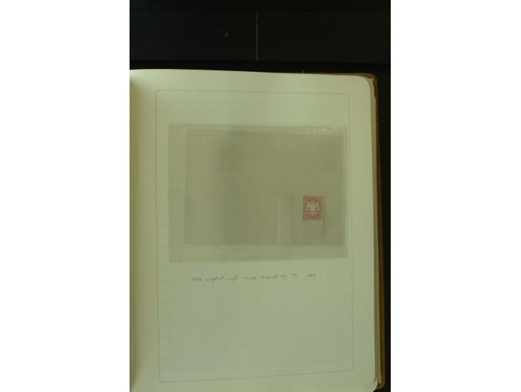 1849/1920, postfrische, ungebrauchte und gestempelte umfangreiche Sammlung, dabei Quadratausgaben sehr reichhaltig, viele gut