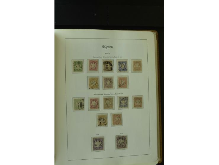 1849/1920, postfrische, ungebrauchte und gestempelte umfangreiche Sammlung, dabei Quadratausgaben sehr reichhaltig, viele gut