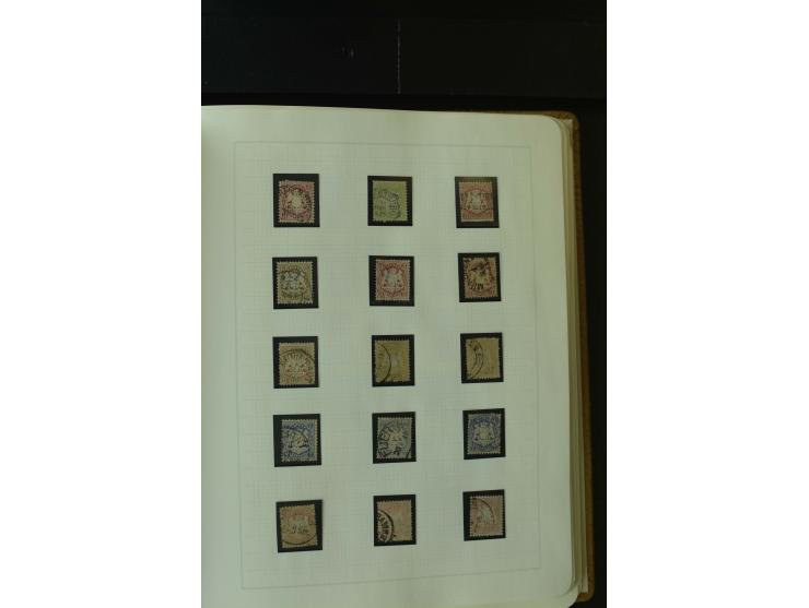 1849/1920, postfrische, ungebrauchte und gestempelte umfangreiche Sammlung, dabei Quadratausgaben sehr reichhaltig, viele gut