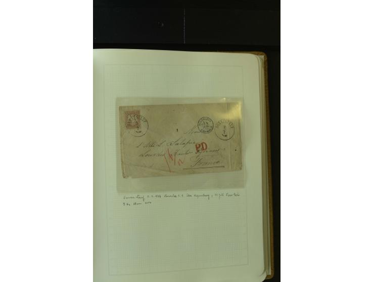 1849/1920, postfrische, ungebrauchte und gestempelte umfangreiche Sammlung, dabei Quadratausgaben sehr reichhaltig, viele gut