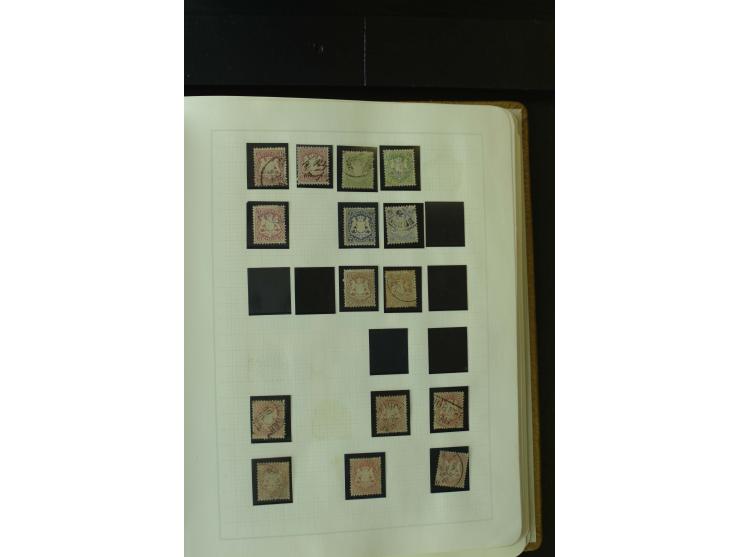 1849/1920, postfrische, ungebrauchte und gestempelte umfangreiche Sammlung, dabei Quadratausgaben sehr reichhaltig, viele gut