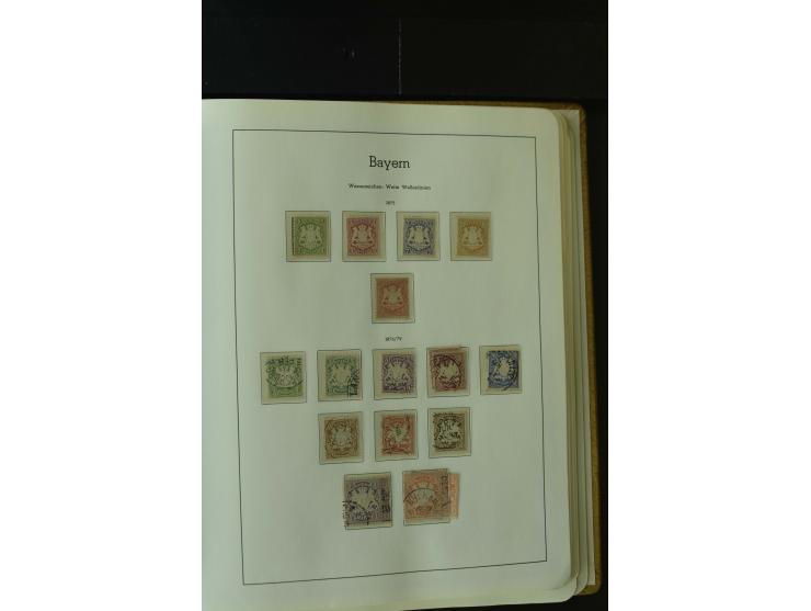 1849/1920, postfrische, ungebrauchte und gestempelte umfangreiche Sammlung, dabei Quadratausgaben sehr reichhaltig, viele gut