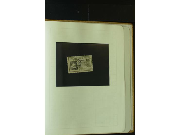 1849/1920, postfrische, ungebrauchte und gestempelte umfangreiche Sammlung, dabei Quadratausgaben sehr reichhaltig, viele gut