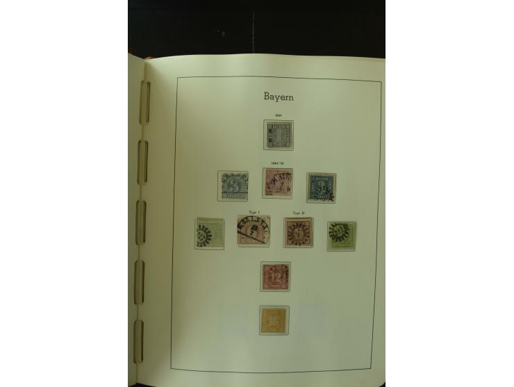 1849/1920, postfrische, ungebrauchte und gestempelte umfangreiche Sammlung, dabei Quadratausgaben sehr reichhaltig, viele gut