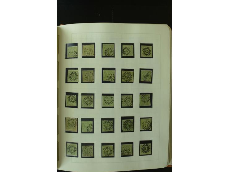 1849/1920, postfrische, ungebrauchte und gestempelte umfangreiche Sammlung, dabei Quadratausgaben sehr reichhaltig, viele gut
