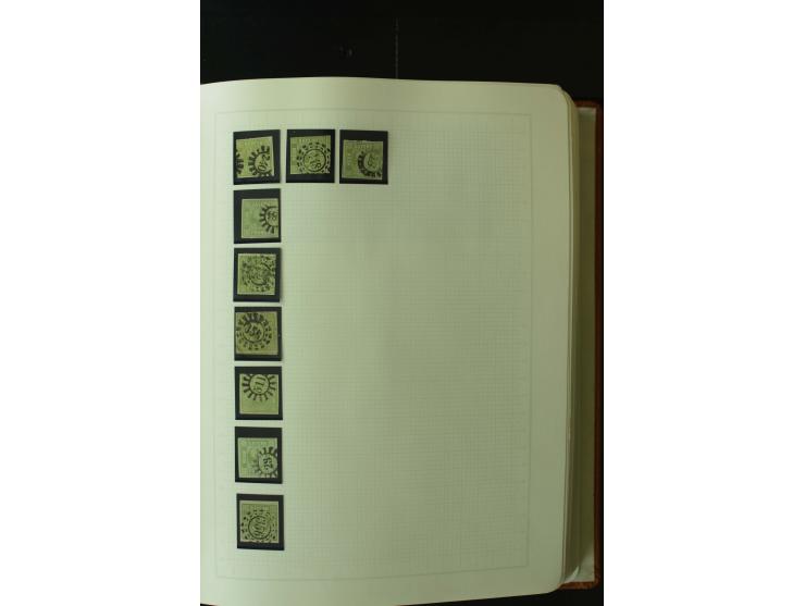 1849/1920, postfrische, ungebrauchte und gestempelte umfangreiche Sammlung, dabei Quadratausgaben sehr reichhaltig, viele gut