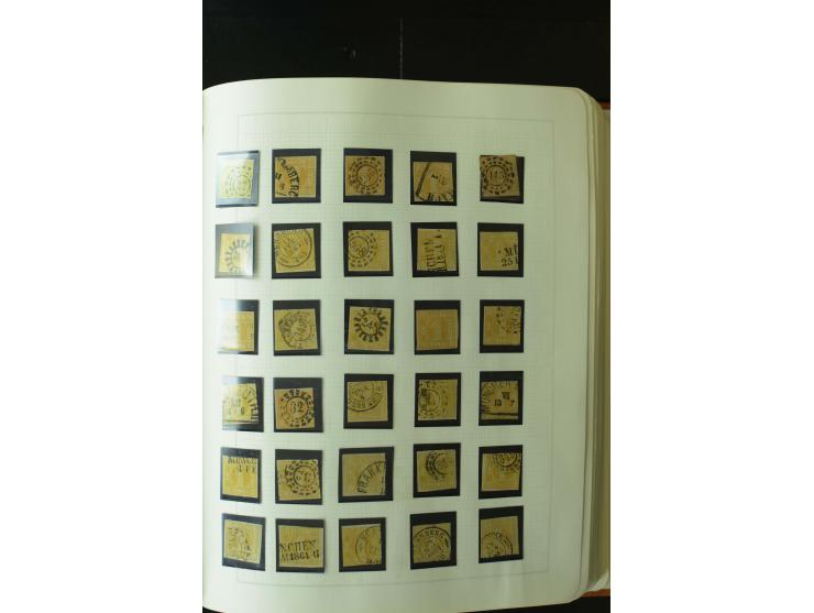 1849/1920, postfrische, ungebrauchte und gestempelte umfangreiche Sammlung, dabei Quadratausgaben sehr reichhaltig, viele gut