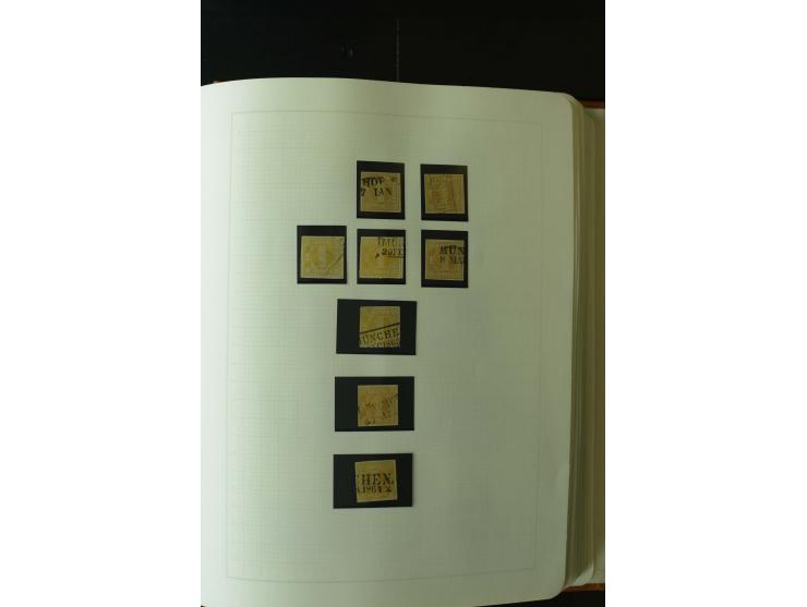 1849/1920, postfrische, ungebrauchte und gestempelte umfangreiche Sammlung, dabei Quadratausgaben sehr reichhaltig, viele gut