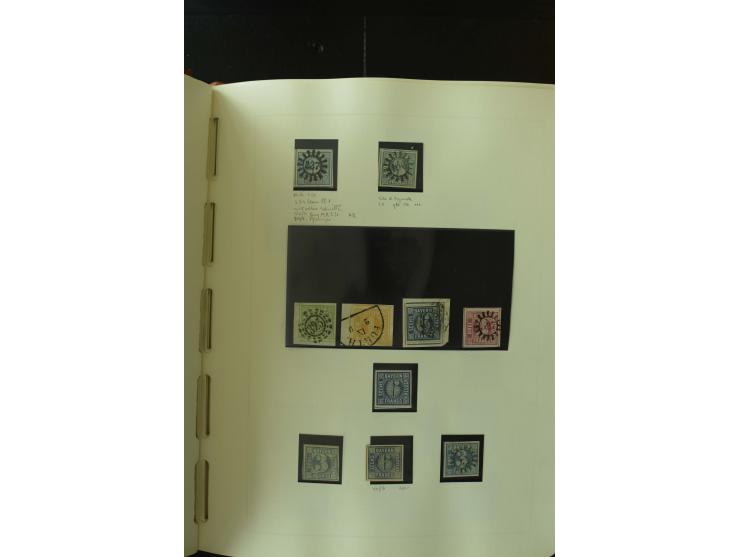 1849/1920, postfrische, ungebrauchte und gestempelte umfangreiche Sammlung, dabei Quadratausgaben sehr reichhaltig, viele gut