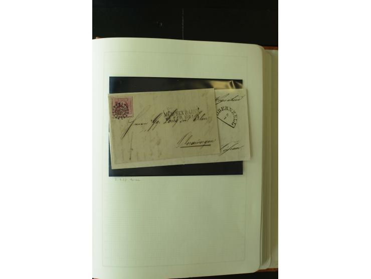 1849/1920, postfrische, ungebrauchte und gestempelte umfangreiche Sammlung, dabei Quadratausgaben sehr reichhaltig, viele gut