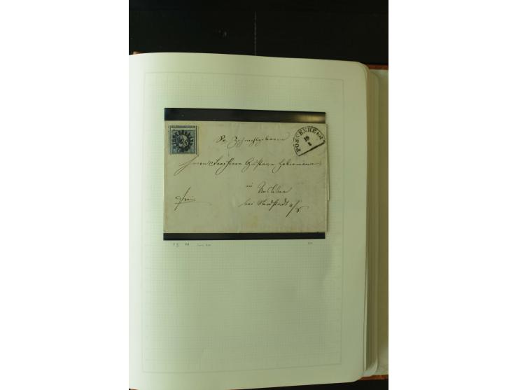 1849/1920, postfrische, ungebrauchte und gestempelte umfangreiche Sammlung, dabei Quadratausgaben sehr reichhaltig, viele gut