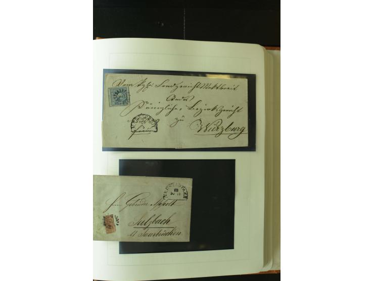 1849/1920, postfrische, ungebrauchte und gestempelte umfangreiche Sammlung, dabei Quadratausgaben sehr reichhaltig, viele gut