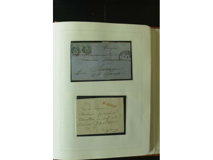1849/1920, postfrische, ungebrauchte und gestempelte umfangreiche Sammlung, dabei Quadratausgaben sehr reichhaltig, viele gut
