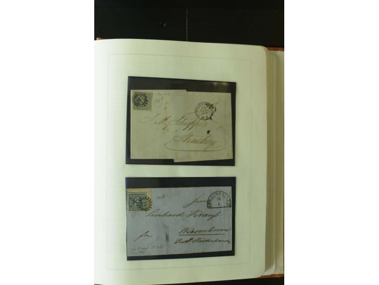 1849/1920, postfrische, ungebrauchte und gestempelte umfangreiche Sammlung, dabei Quadratausgaben sehr reichhaltig, viele gut
