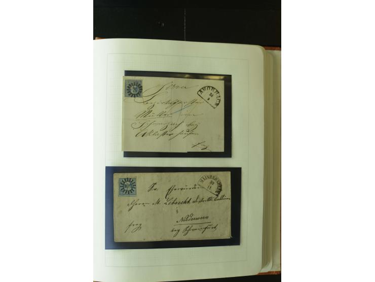 1849/1920, postfrische, ungebrauchte und gestempelte umfangreiche Sammlung, dabei Quadratausgaben sehr reichhaltig, viele gut