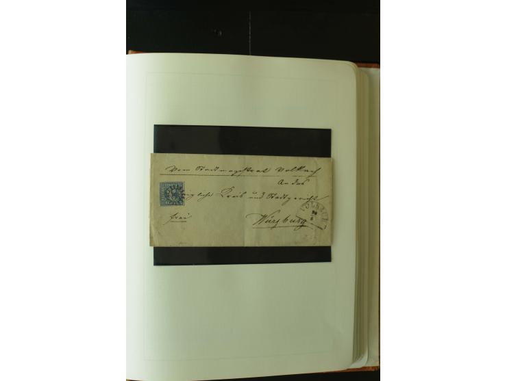 1849/1920, postfrische, ungebrauchte und gestempelte umfangreiche Sammlung, dabei Quadratausgaben sehr reichhaltig, viele gut