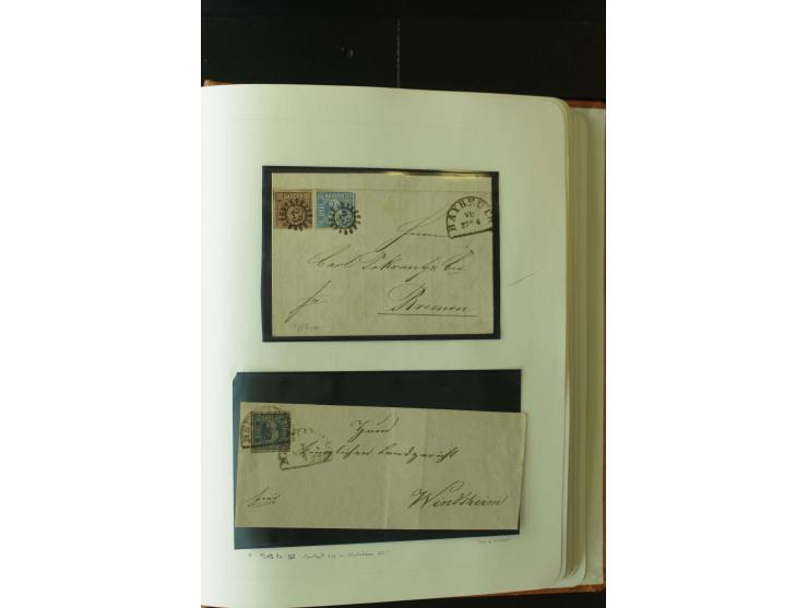 1849/1920, postfrische, ungebrauchte und gestempelte umfangreiche Sammlung, dabei Quadratausgaben sehr reichhaltig, viele gut