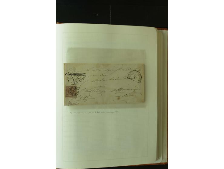 1849/1920, postfrische, ungebrauchte und gestempelte umfangreiche Sammlung, dabei Quadratausgaben sehr reichhaltig, viele gut
