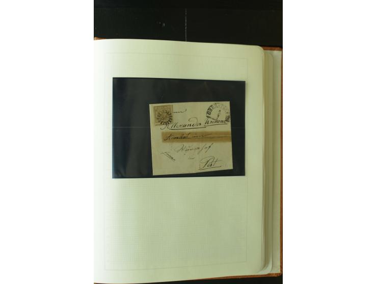 1849/1920, postfrische, ungebrauchte und gestempelte umfangreiche Sammlung, dabei Quadratausgaben sehr reichhaltig, viele gut