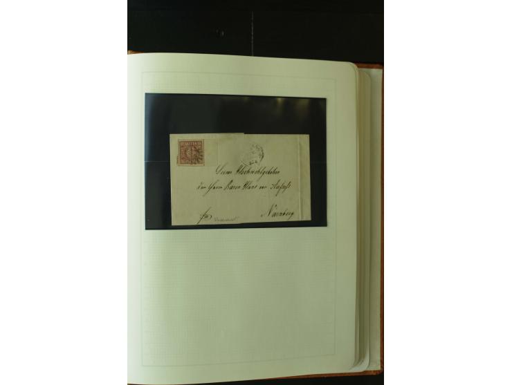 1849/1920, postfrische, ungebrauchte und gestempelte umfangreiche Sammlung, dabei Quadratausgaben sehr reichhaltig, viele gut