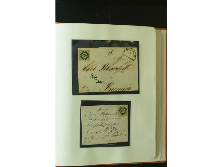1849/1920, postfrische, ungebrauchte und gestempelte umfangreiche Sammlung, dabei Quadratausgaben sehr reichhaltig, viele gut