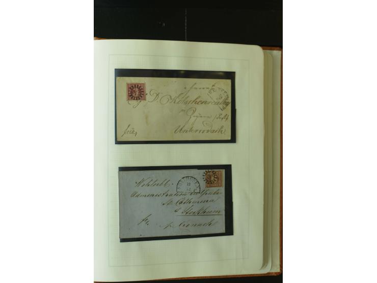1849/1920, postfrische, ungebrauchte und gestempelte umfangreiche Sammlung, dabei Quadratausgaben sehr reichhaltig, viele gut