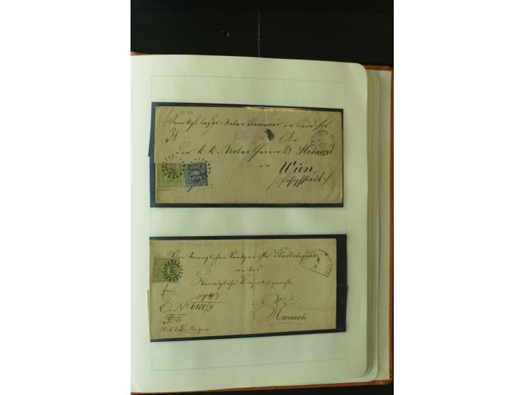 1849/1920, postfrische, ungebrauchte und gestempelte umfangreiche Sammlung, dabei Quadratausgaben sehr reichhaltig, viele gut