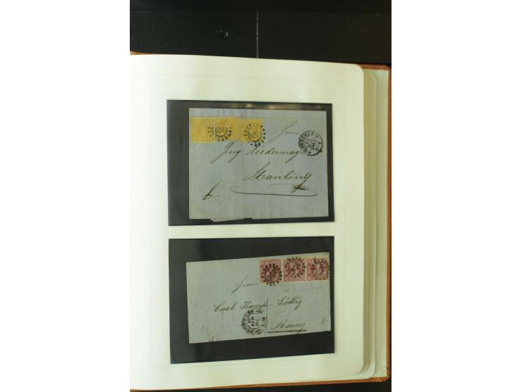 1849/1920, postfrische, ungebrauchte und gestempelte umfangreiche Sammlung, dabei Quadratausgaben sehr reichhaltig, viele gut