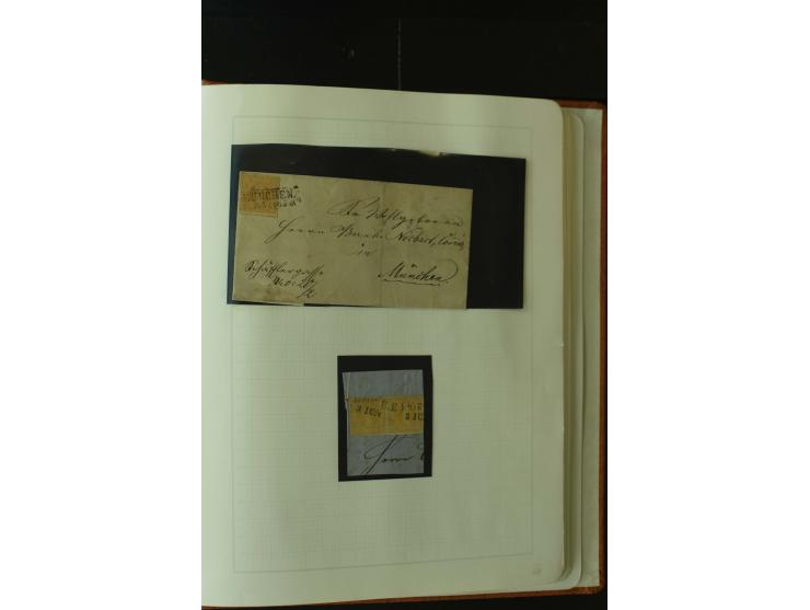 1849/1920, postfrische, ungebrauchte und gestempelte umfangreiche Sammlung, dabei Quadratausgaben sehr reichhaltig, viele gut