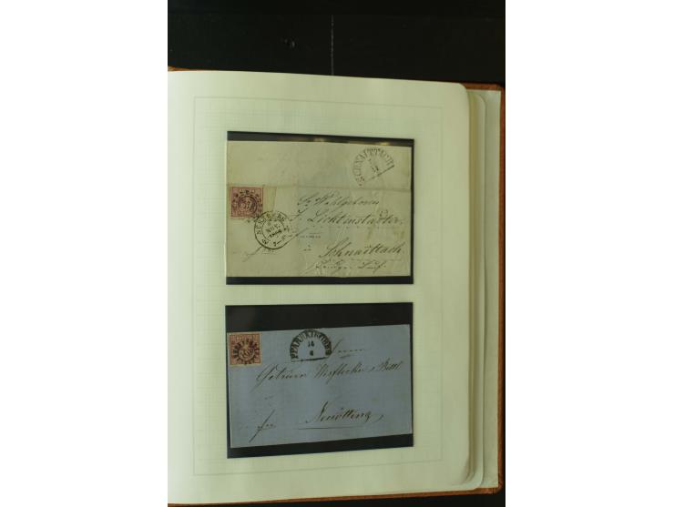 1849/1920, postfrische, ungebrauchte und gestempelte umfangreiche Sammlung, dabei Quadratausgaben sehr reichhaltig, viele gut