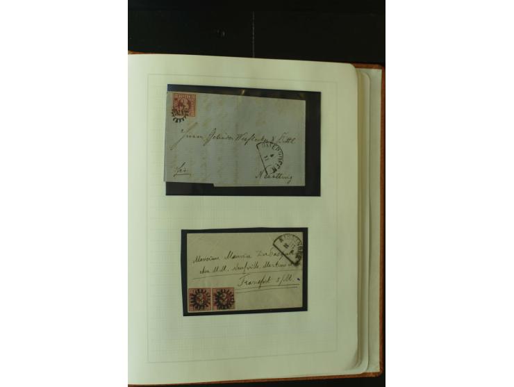 1849/1920, postfrische, ungebrauchte und gestempelte umfangreiche Sammlung, dabei Quadratausgaben sehr reichhaltig, viele gut