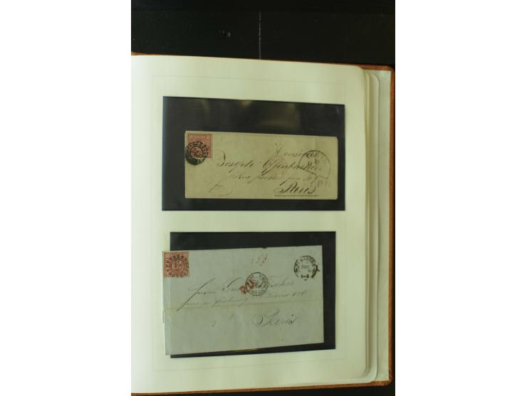 1849/1920, postfrische, ungebrauchte und gestempelte umfangreiche Sammlung, dabei Quadratausgaben sehr reichhaltig, viele gut