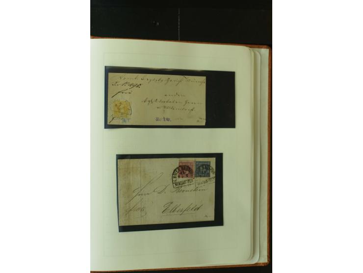 1849/1920, postfrische, ungebrauchte und gestempelte umfangreiche Sammlung, dabei Quadratausgaben sehr reichhaltig, viele gut
