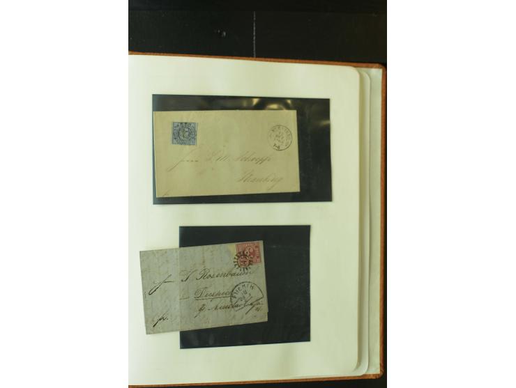 1849/1920, postfrische, ungebrauchte und gestempelte umfangreiche Sammlung, dabei Quadratausgaben sehr reichhaltig, viele gut