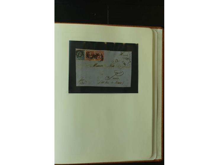 1849/1920, postfrische, ungebrauchte und gestempelte umfangreiche Sammlung, dabei Quadratausgaben sehr reichhaltig, viele gut