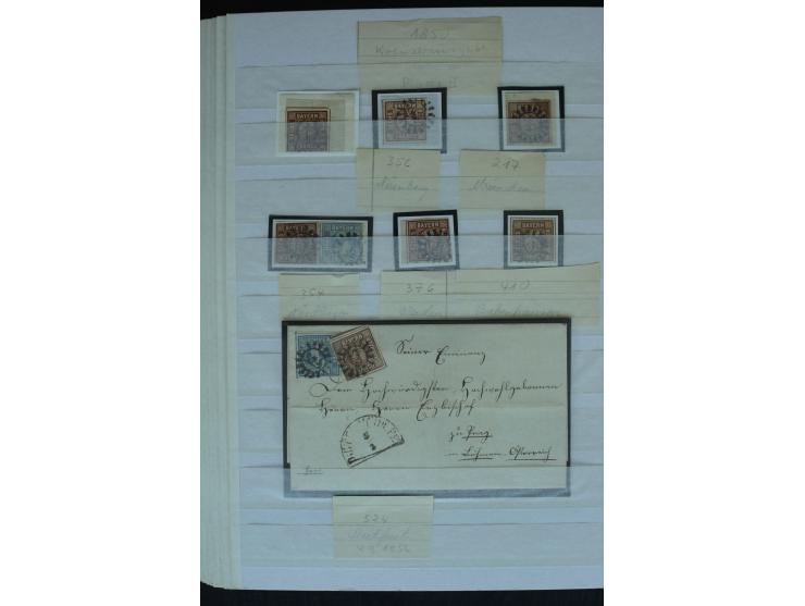 1849/1920, sehr schöne, vorwiegend gestempelte Sammlung beginnend mit Mi.-Nr. 1Ia gestempelt, außerdem viele bessere Werte, M