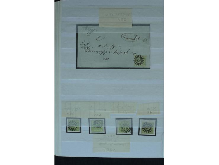 1849/1920, sehr schöne, vorwiegend gestempelte Sammlung beginnend mit Mi.-Nr. 1Ia gestempelt, außerdem viele bessere Werte, M