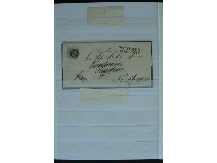 1849/1920, sehr schöne, vorwiegend gestempelte Sammlung beginnend mit Mi.-Nr. 1Ia gestempelt, außerdem viele bessere Werte, M