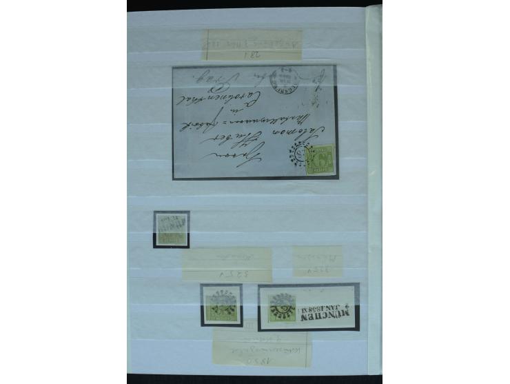 1849/1920, sehr schöne, vorwiegend gestempelte Sammlung beginnend mit Mi.-Nr. 1Ia gestempelt, außerdem viele bessere Werte, M