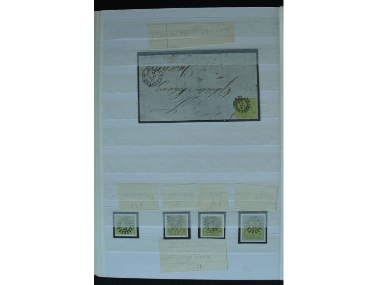 1849/1920, sehr schöne, vorwiegend gestempelte Sammlung beginnend mit Mi.-Nr. 1Ia gestempelt, außerdem viele bessere Werte, M
