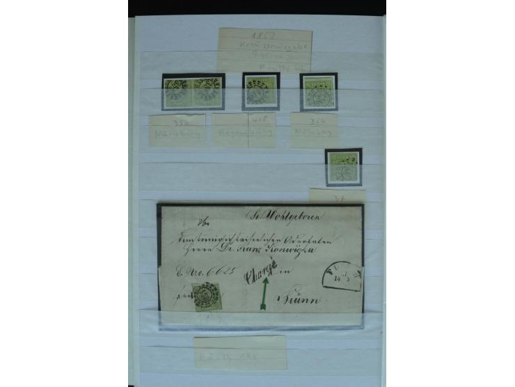 1849/1920, sehr schöne, vorwiegend gestempelte Sammlung beginnend mit Mi.-Nr. 1Ia gestempelt, außerdem viele bessere Werte, M