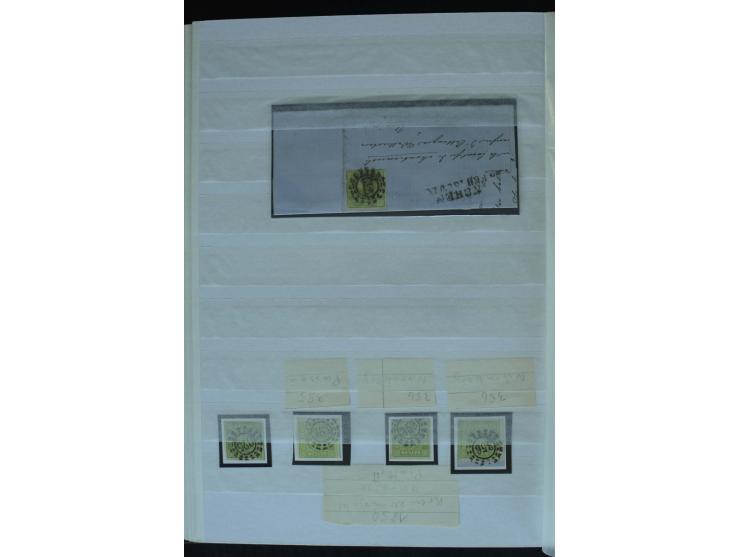 1849/1920, sehr schöne, vorwiegend gestempelte Sammlung beginnend mit Mi.-Nr. 1Ia gestempelt, außerdem viele bessere Werte, M