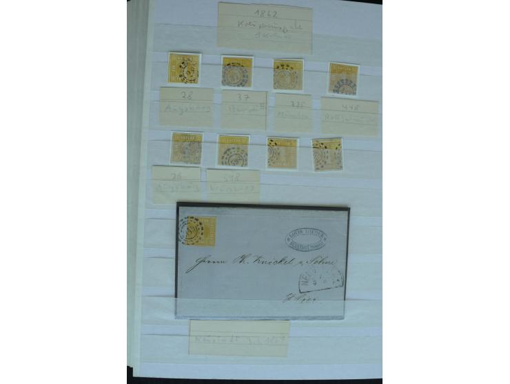 1849/1920, sehr schöne, vorwiegend gestempelte Sammlung beginnend mit Mi.-Nr. 1Ia gestempelt, außerdem viele bessere Werte, M