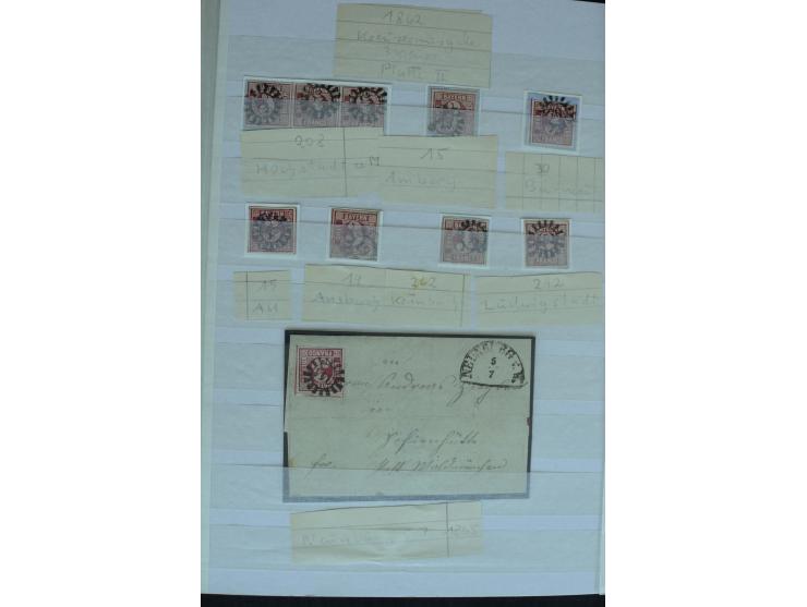 1849/1920, sehr schöne, vorwiegend gestempelte Sammlung beginnend mit Mi.-Nr. 1Ia gestempelt, außerdem viele bessere Werte, M