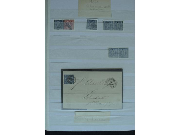 1849/1920, sehr schöne, vorwiegend gestempelte Sammlung beginnend mit Mi.-Nr. 1Ia gestempelt, außerdem viele bessere Werte, M