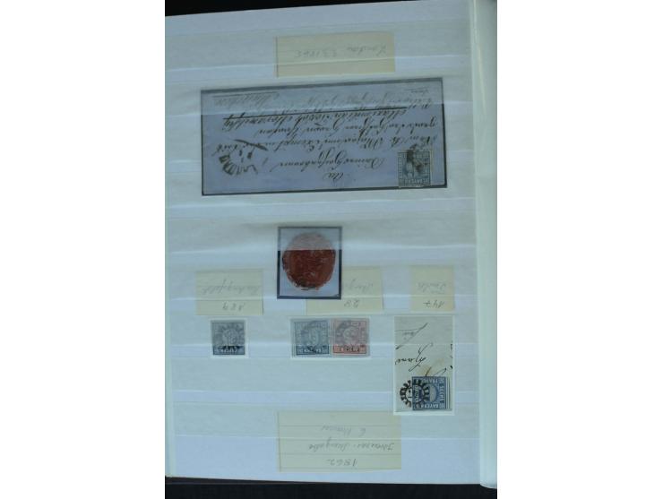 1849/1920, sehr schöne, vorwiegend gestempelte Sammlung beginnend mit Mi.-Nr. 1Ia gestempelt, außerdem viele bessere Werte, M